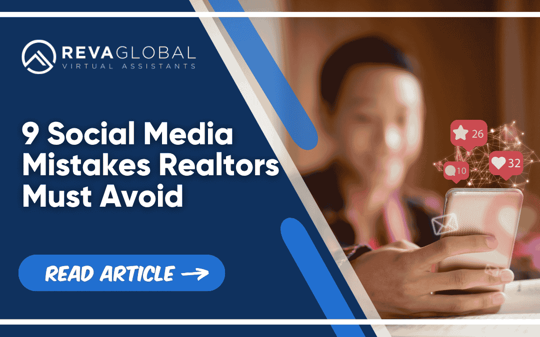 9 Social Media Mistakes Most Realtors Make